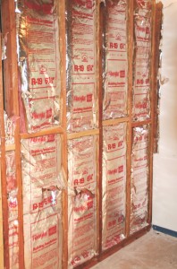 Add additional insulation. Thicker walls make it hard for sound to travel throughout a home. Photo courtesy of Metro Editorial Services (MS)