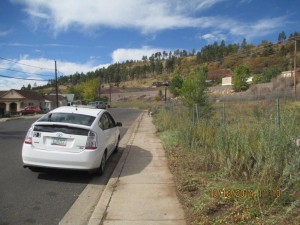 After photo of clean up in the 900 block of West Clay Avenue.