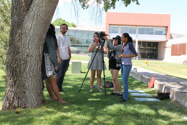 Native American high school students gain hands-on media experience