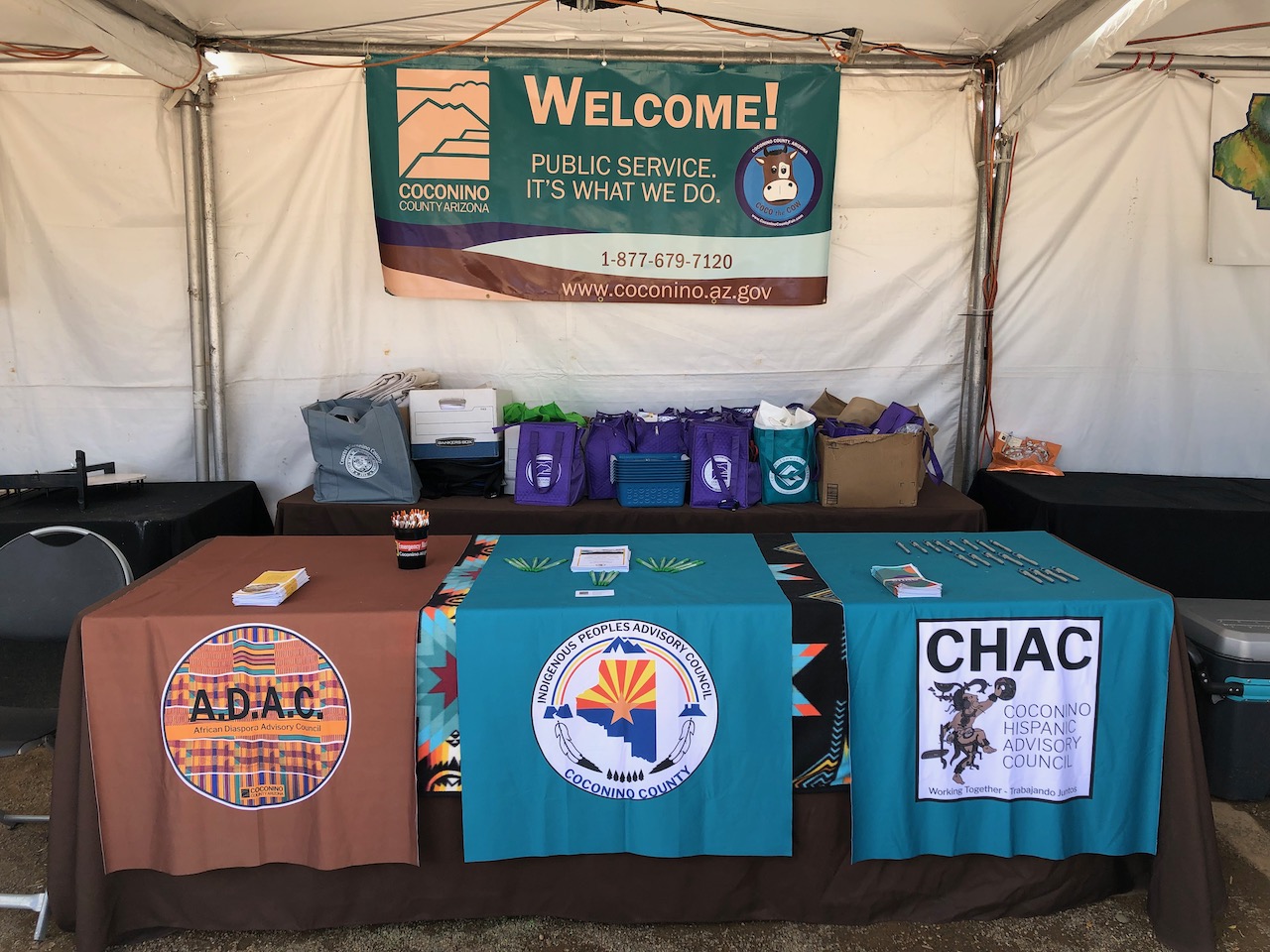 Members of the Coconino County Diversity Councils took park in the 74th annual Coconino County Fair.